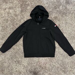 Tommy Hilfiger Black Windbreaker Jacket